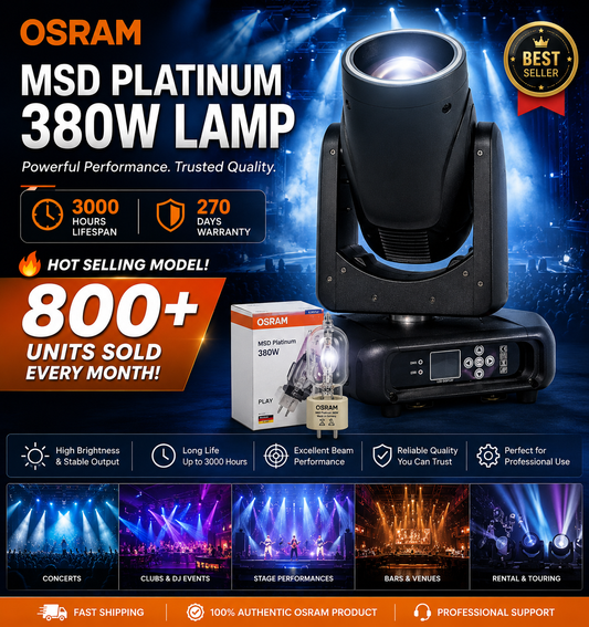 MINI Beam 380W RING CONTROL Light Stage Light with DMX512 Control RGBW LED Aluminum Construction for Party Bar Club Disco & KTV Use