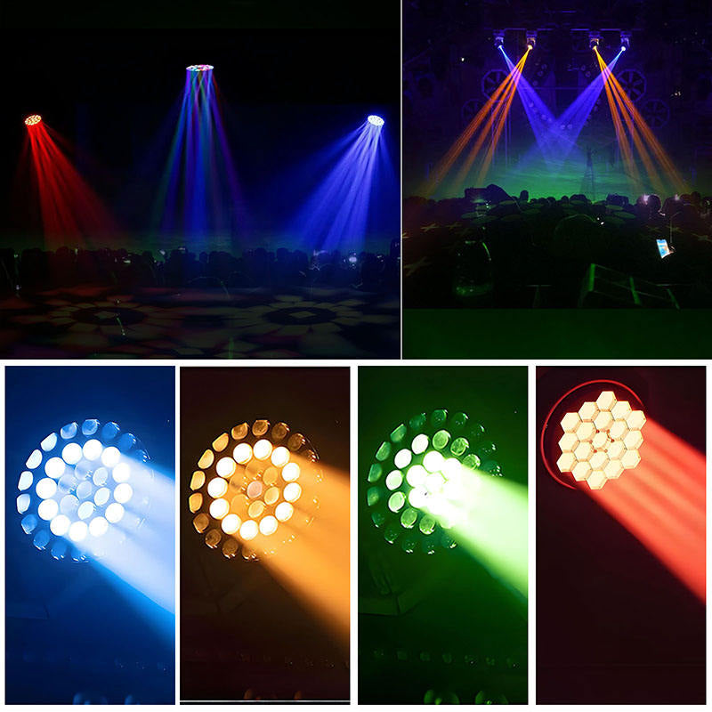 UPGRADE AURA LED Moving Head Light 19x15W /20W/25W Beam Wash Zoom Stage Lighting